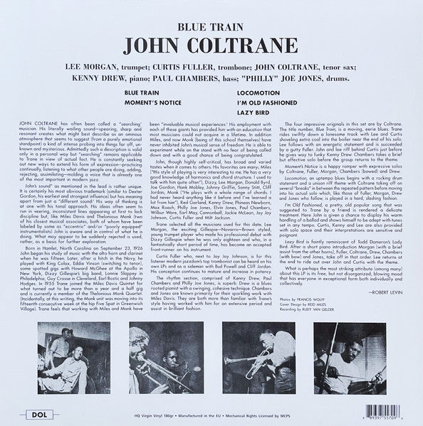 John Coltrane : Blue Train (LP, RE, Yel)