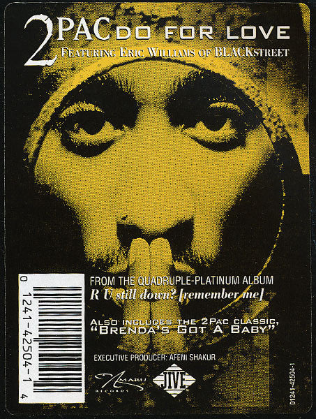 2Pac Featuring Eric Williams Of Blackstreet* : Do For Love (12", Single)