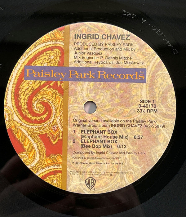 Ingrid Chavez : Elephant Box (12", Maxi)