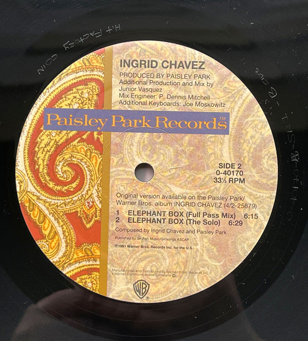 Ingrid Chavez : Elephant Box (12", Maxi)
