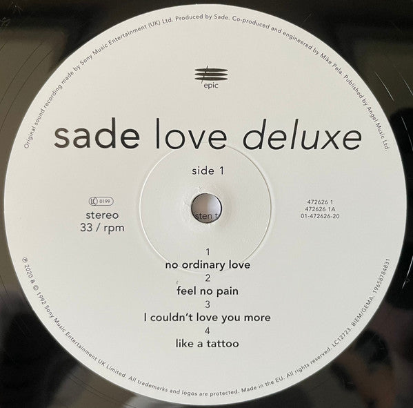 Sade : Love Deluxe (LP, Album, RE, 180)