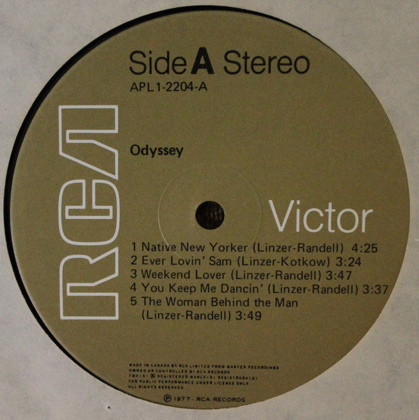 Odyssey (2) : Odyssey (LP, Album)