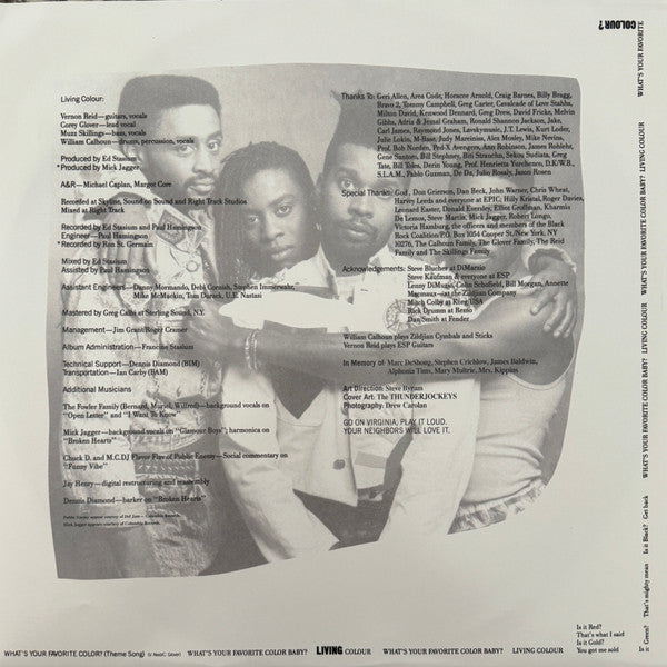 Living Colour : Vivid (LP, Album, RE)
