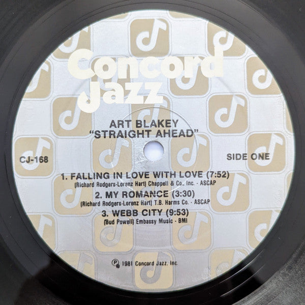 Art Blakey & The Jazz Messengers : Straight Ahead (LP, Album)