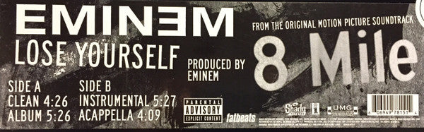 Eminem : Lose Yourself (12")