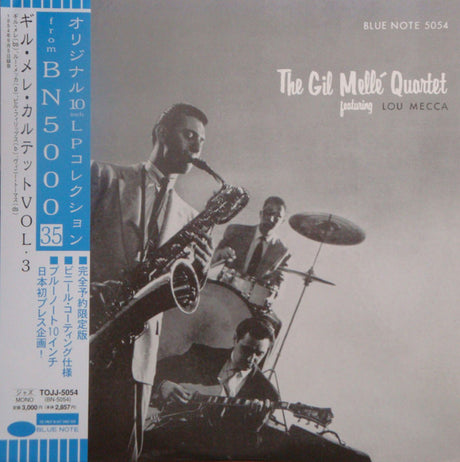 The Gil Melle Quartet Featuring Lou Mecca : Volume 3 (10", Album, Mono, Ltd, RE)