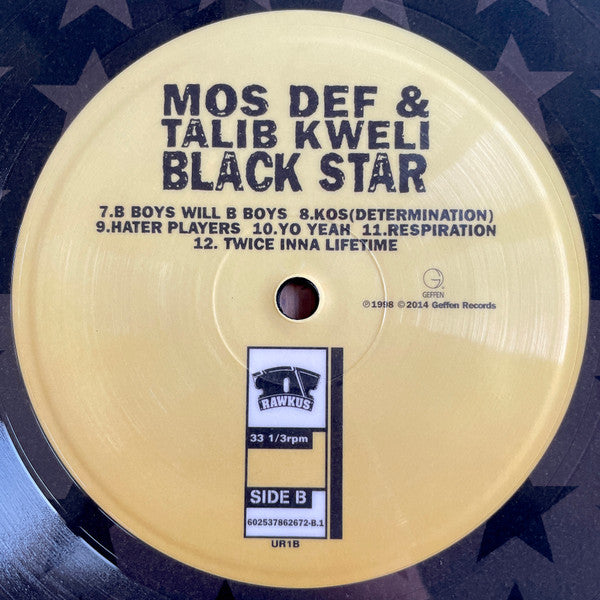 Black Star : Mos Def & Talib Kweli Are Black Star (LP, Album, Ltd, Pic, RE, RP, Two)