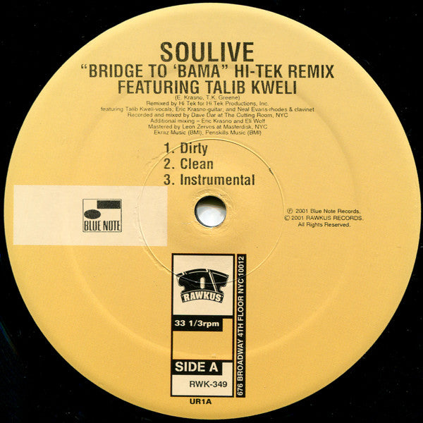 Soulive : Bridge To 'Bama' (12")
