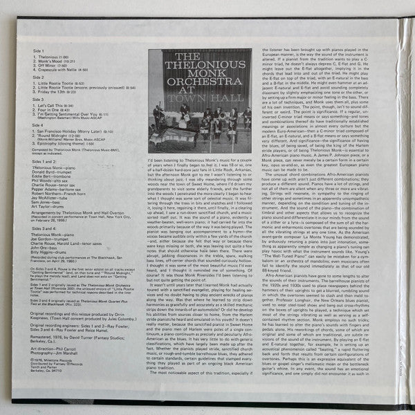 Thelonious Monk : In Person (2xLP, Comp)