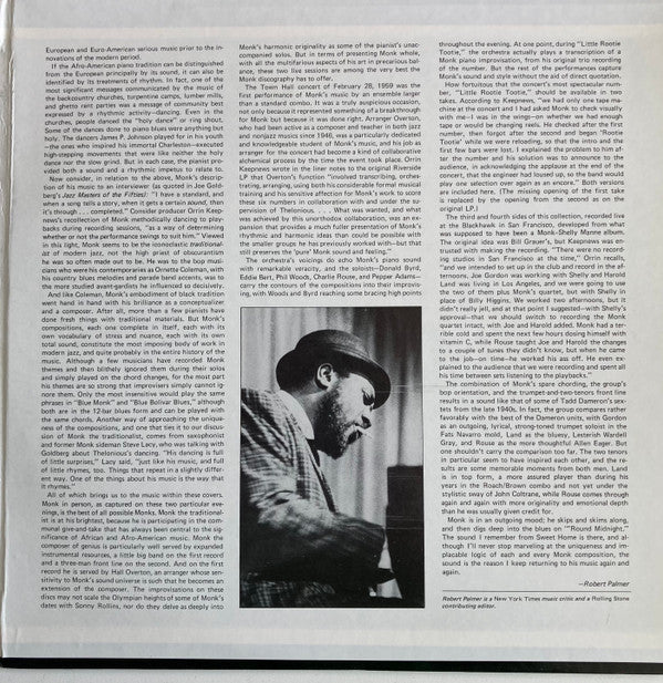 Thelonious Monk : In Person (2xLP, Comp)