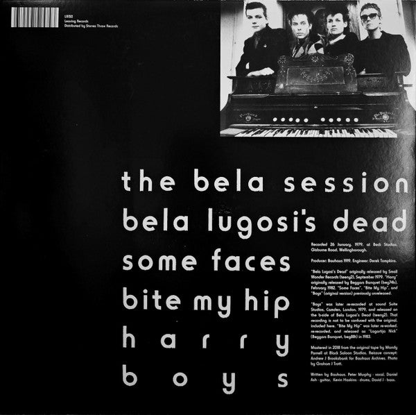 Bauhaus : The Bela Session  (12", EP, Ltd, RE, RP, Red)