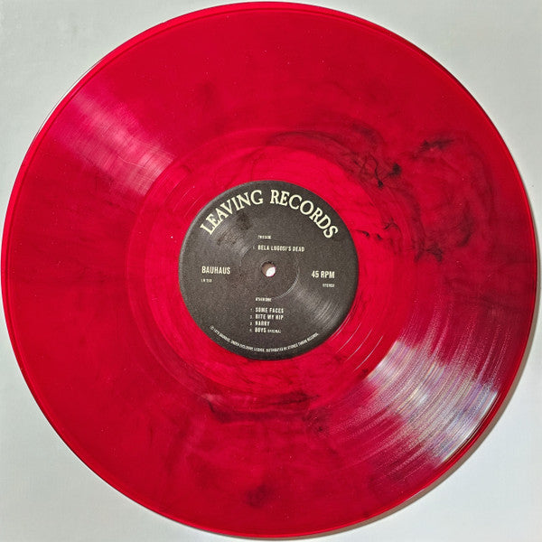 Bauhaus : The Bela Session  (12", EP, Ltd, RE, RP, Red)