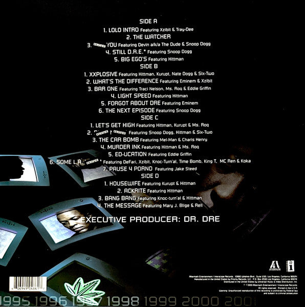 Dr. Dre : 2001 (2xLP, Album)