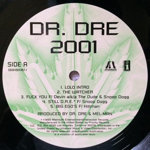 Dr. Dre : 2001 (2xLP, Album)