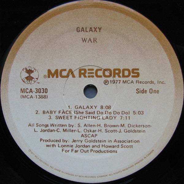 War : Galaxy (LP, Album)