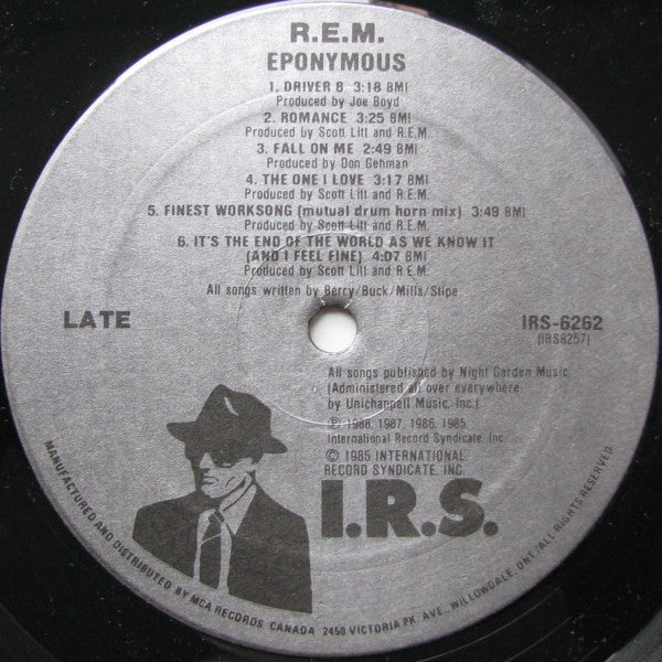 R.E.M. : Eponymous (LP, Comp)