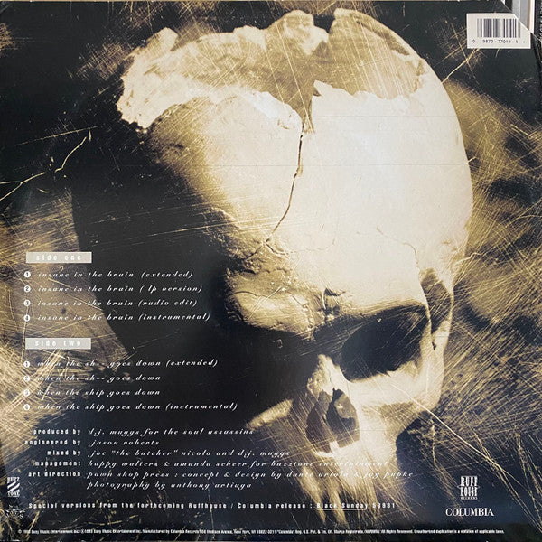 Cypress Hill : Insane In The Brain (12", Single)