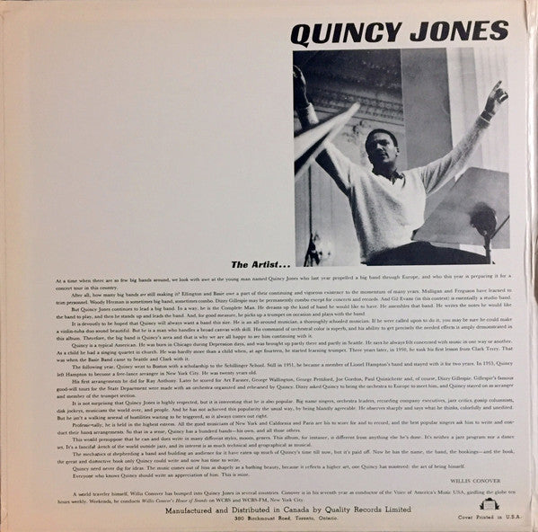 Quincy Jones And His Orchestra : Around The World (LP, Album, Mono, Gat)