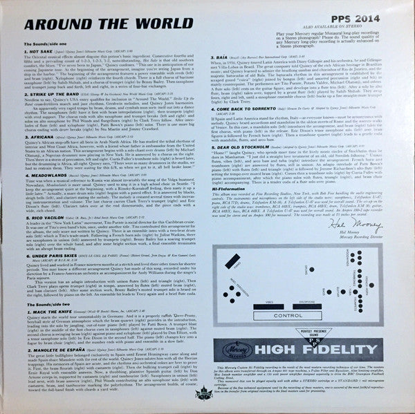 Quincy Jones And His Orchestra : Around The World (LP, Album, Mono, Gat)