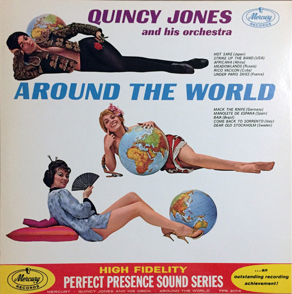 Quincy Jones And His Orchestra : Around The World (LP, Album, Mono, Gat)