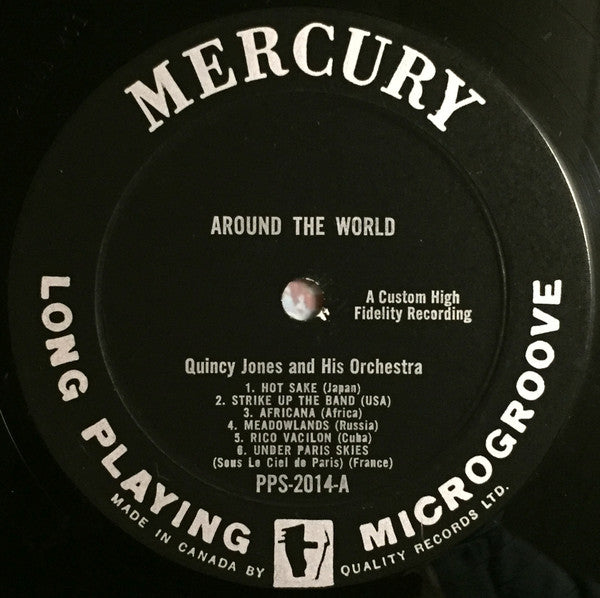 Quincy Jones And His Orchestra : Around The World (LP, Album, Mono, Gat)