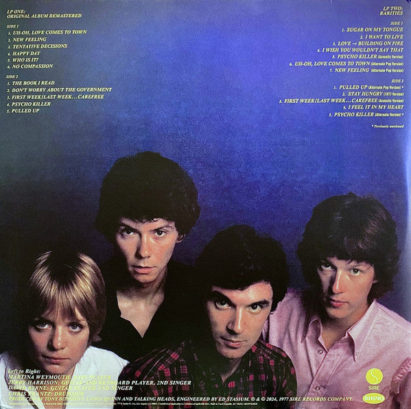 Talking Heads : Talking Heads: 77  (LP, Album, RE, RM + LP, Comp + Gat)