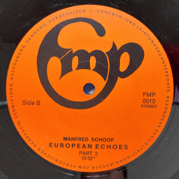 Manfred Schoof : European Echoes (LP, Album)