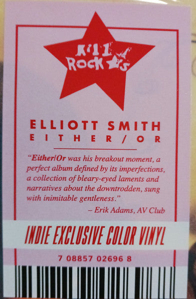 Elliott Smith : Either / Or (LP, Album, Ltd, RE, Cle)