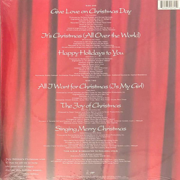 New Edition : Christmas All Over The World (LP, Album)