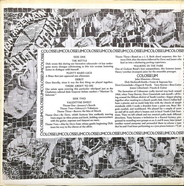 Colosseum : Those Who Are About To Die Salute You (LP, Album, Gat)