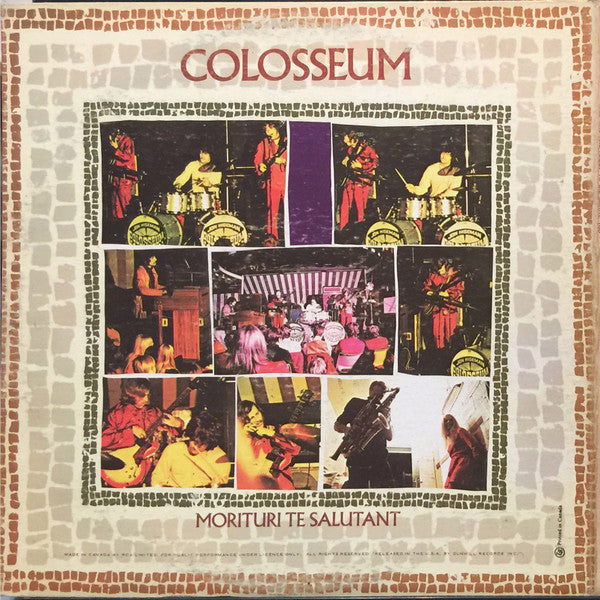 Colosseum : Those Who Are About To Die Salute You (LP, Album, Gat)