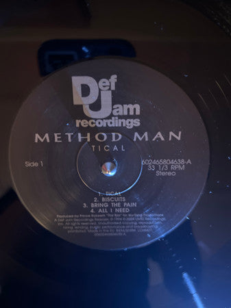 Method Man : Tical (2xLP, Album, RE, 30t)