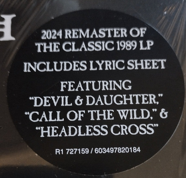 Black Sabbath : Headless Cross (LP, Album, RE, RM)