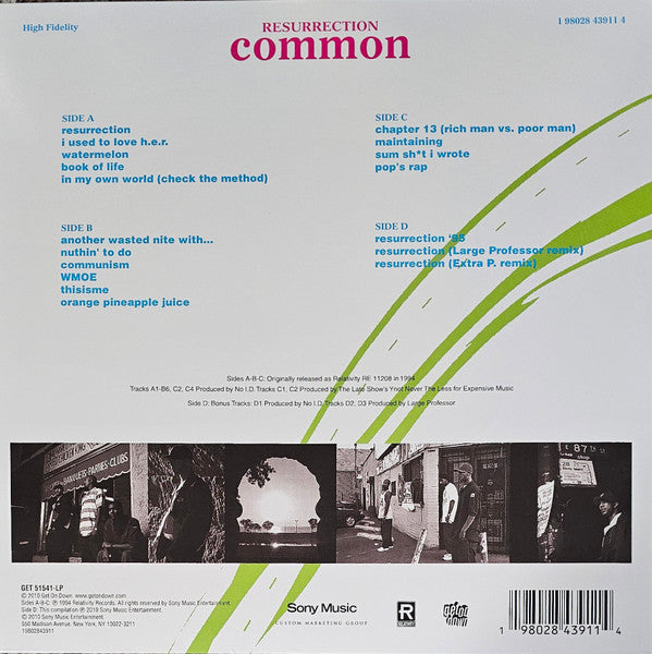 Common : Resurrection (2xLP, Ltd, RE, 30t)