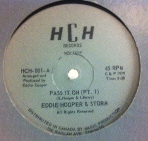 Eddie Hooper & Storm Band : Pass It On (12")