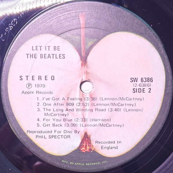 The Beatles : Let It Be (LP, Album, RE)