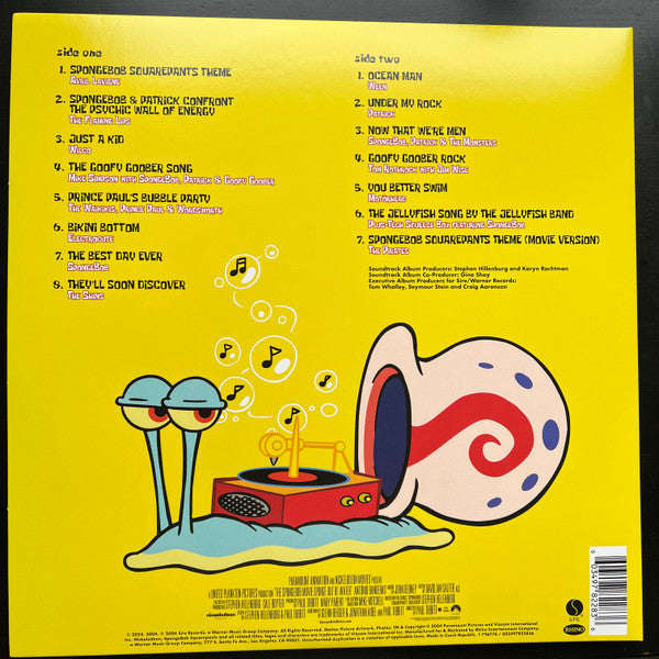 Various : The Spongebob Squarepants Movie – Music From The Movie And More… (LP, Album, RSD, Comp, Ltd, Cle)