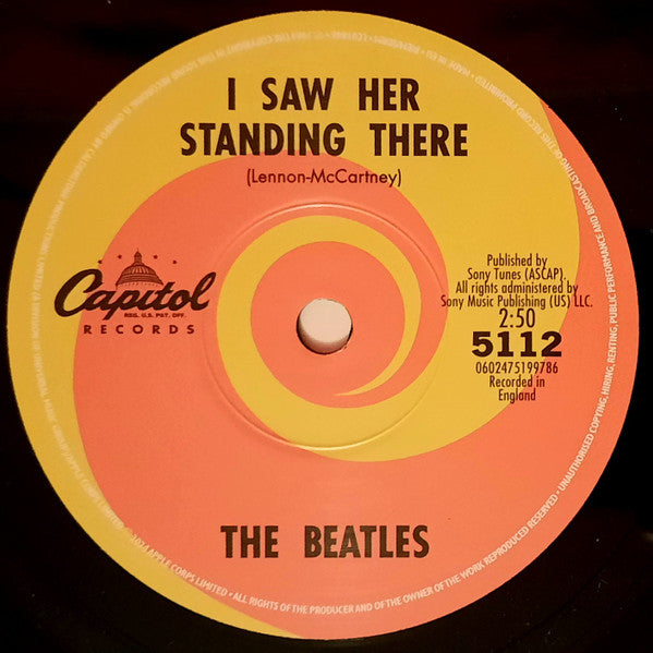 The Beatles : I Want To Hold Your Hand / I Saw Her Standing There (7", RSD, Single, Mono, Ltd)