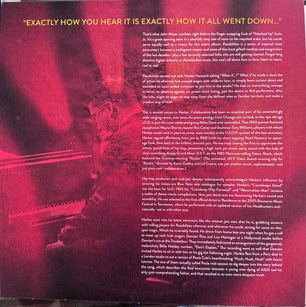 Herbie Hancock : Possibilities (3xLP, RSD, Ltd, RE, Red)