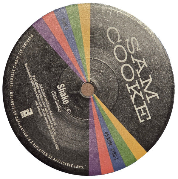 Sam Cooke : Shake / A Change Is Gonna Come (7", RSD, Single, Mono, S/Edition, Whi)