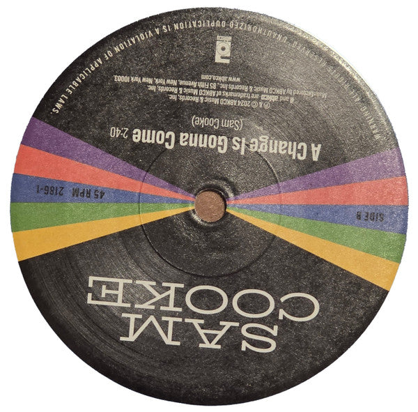 Sam Cooke : Shake / A Change Is Gonna Come (7", RSD, Single, Mono, S/Edition, Whi)