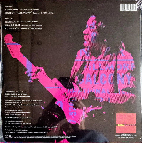 Jimi Hendrix : Songs For Groovy Children (The Fillmore East Concerts Highlights) (LP, RSD, Comp, Blu)