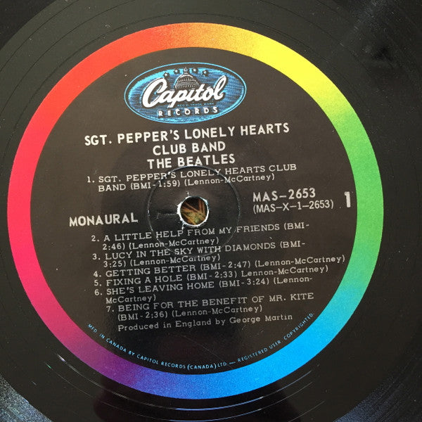 The Beatles : Sgt. Pepper's Lonely Hearts Club Band (LP, Album, Mono, Gat)