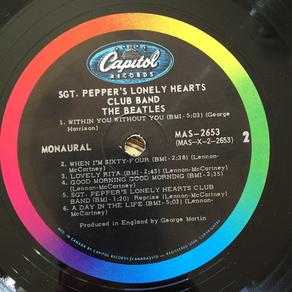 The Beatles : Sgt. Pepper's Lonely Hearts Club Band (LP, Album, Mono, Gat)