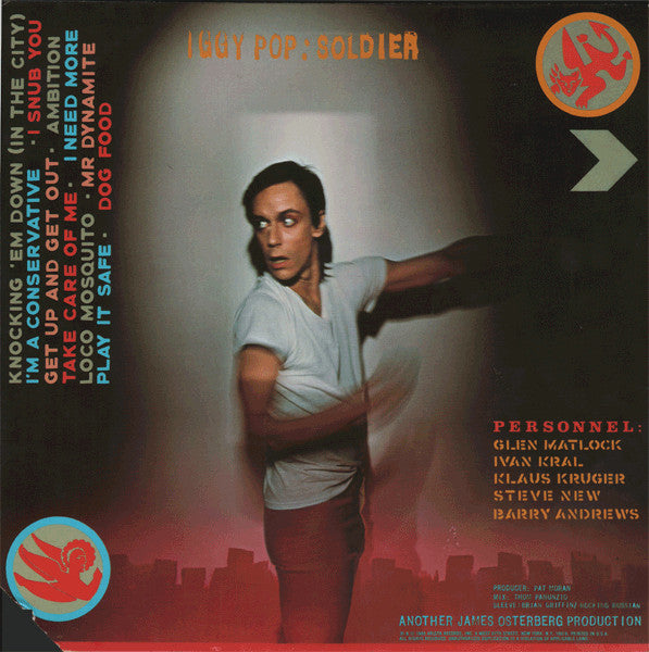 Iggy Pop : Soldier (LP, Album, Ter)