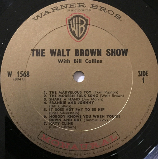 Walt Brown, Bill Collins (8) : The Walt Brown Show (LP)
