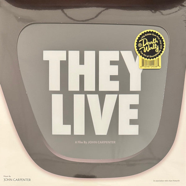 John Carpenter, Alan Howarth : They Live  (LP, RE, RM, Bub)