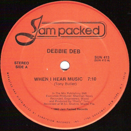 Debbie Deb : When I Hear Music (12")