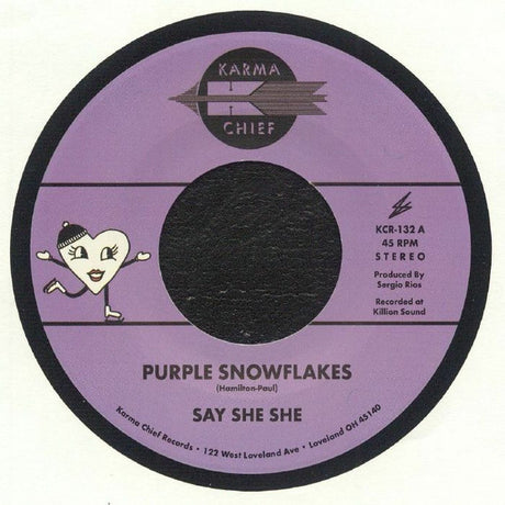 Say She She : Purple Snowflakes / This Wintertime (7", Single)