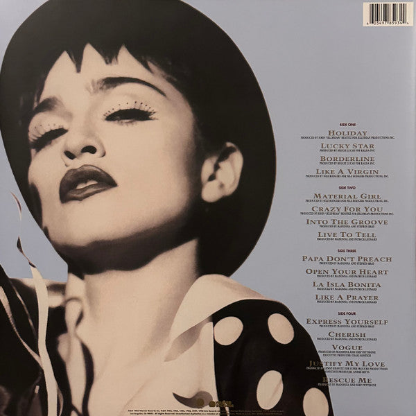 Madonna : The Immaculate Collection (2xLP, Album, Comp, RE, RP, Gat)